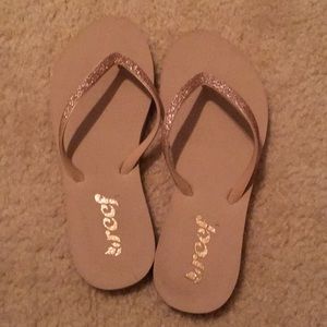 Flip flops never worn!